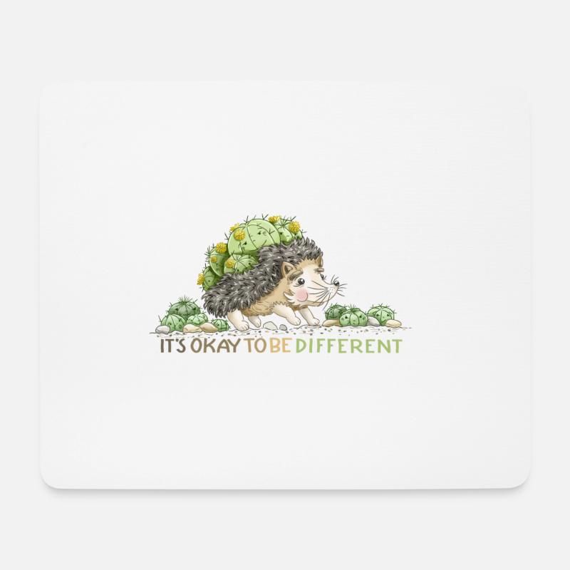 Be different - Mouse Pad (horizontal) - white