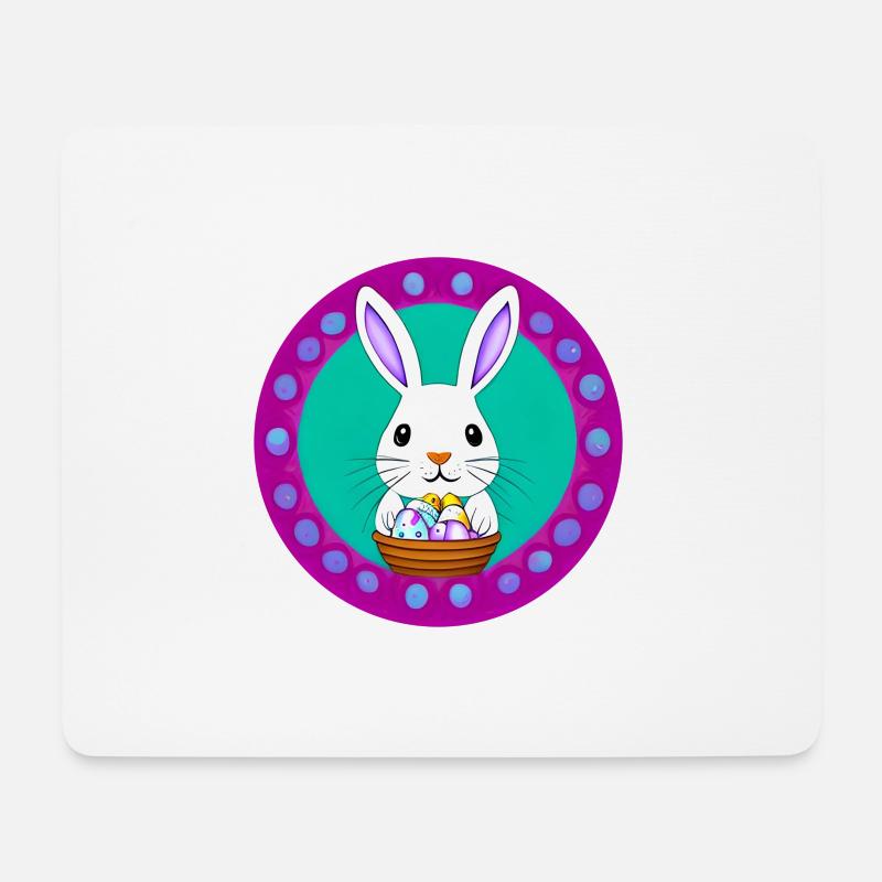 Easter Basket Easter Bunny - Mouse Pad (horizontal) - white