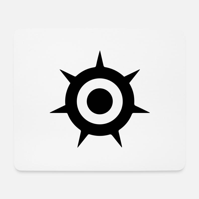 Dämonenkrone - Mousepad (Querformat) - Weiß