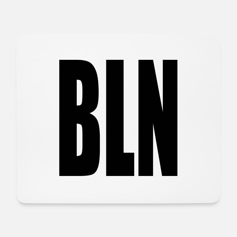 BLN - Mousepad (Querformat) - Weiß