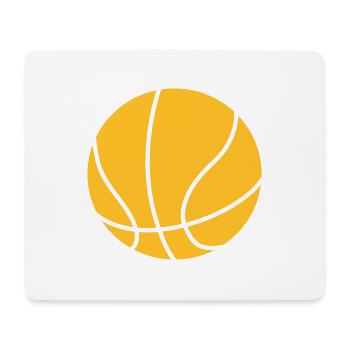 Basketball - Mousepad (Querformat) - Weiß - Vorne