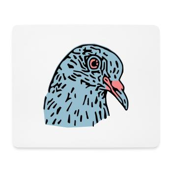 pigeonnot - Tapis de souris (format paysage) - blanc - Devant