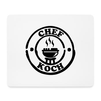 chef_koch__f1 - Mousepad (Querformat) - Weiß - Vorne