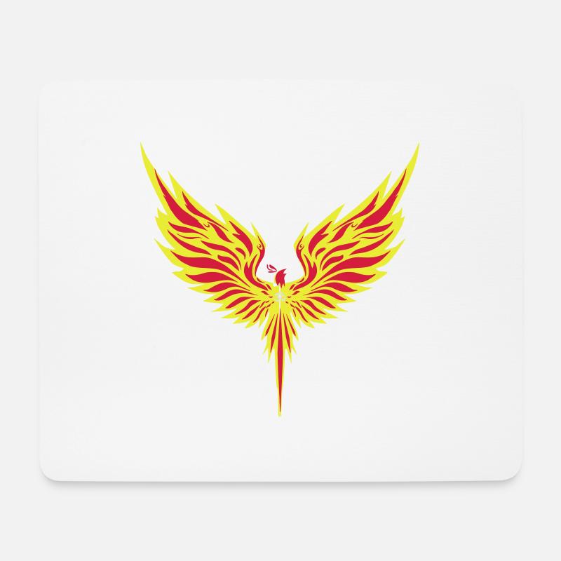 Phenix - Mousepad (Querformat) - Weiß