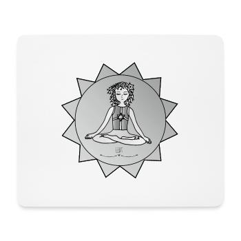 Die Hüterin der Kinder- Yoga- Die Hüter von Orbis - Mousepad (Querformat) - Weiß - Vorne