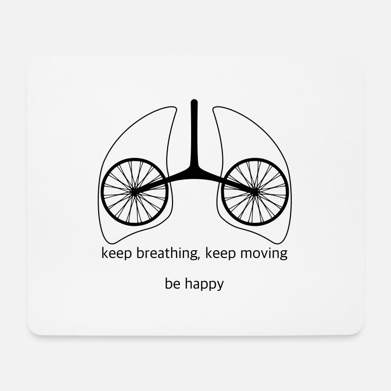 bicycle - Mouse Pad (horizontal) - white