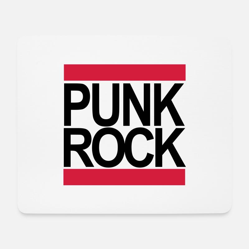punkrock - Mousepad (Querformat) - Weiß