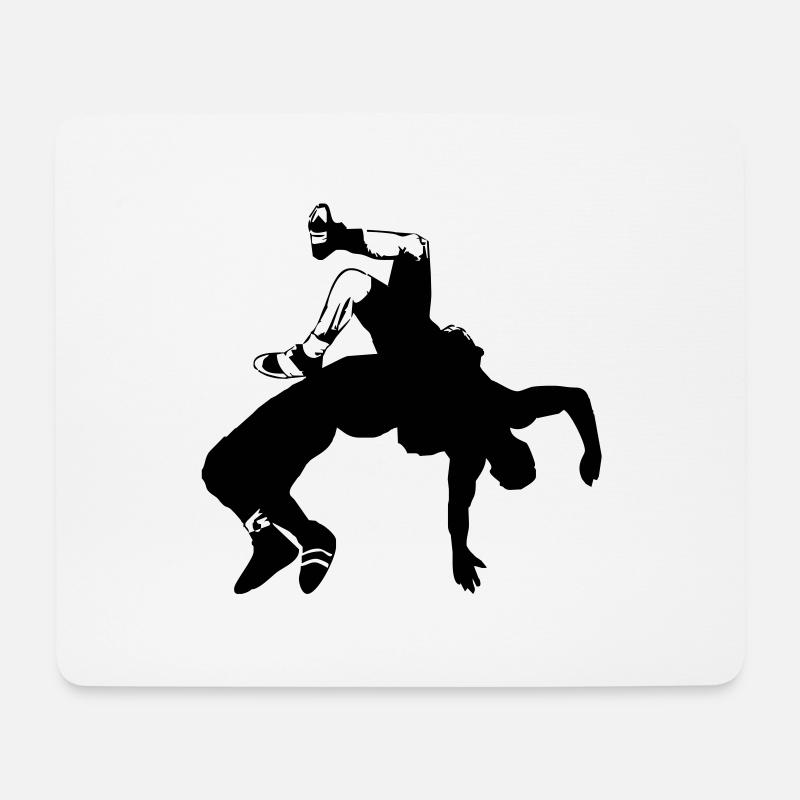 Ringer - Mousepad (Querformat) - Weiß