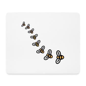 Bees Design - Tapis de souris (format paysage) - blanc - Devant