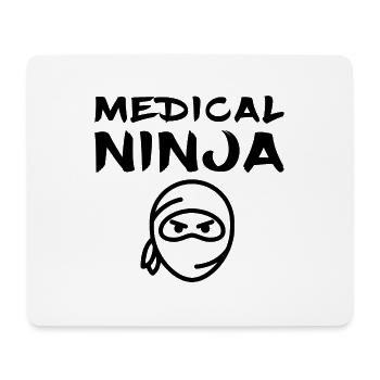 Médecin Ninja Drôle Futur Nouveau Nouveau Docteur Medic - Tapis de souris (format paysage) - blanc - Devant