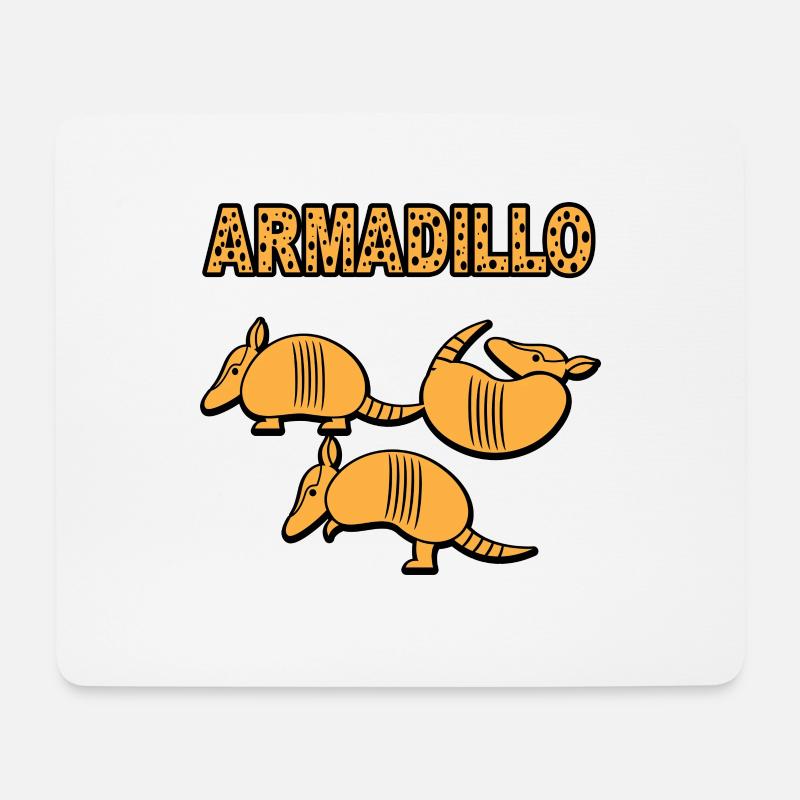 Armadillo Armadillo - Mouse Pad (horizontal) - white