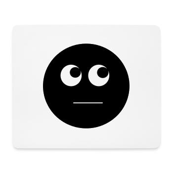 Der etwas andere Emoji! - Mousepad (Querformat) - Weiß - Vorne
