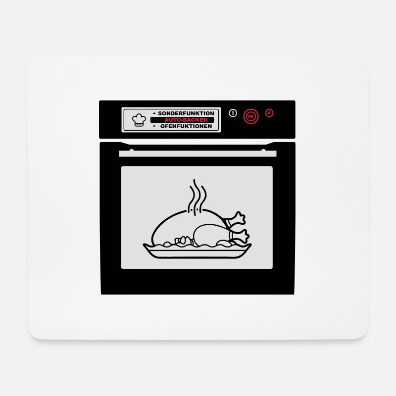 Braten in der Röhre (Schwangerschaft) - Mousepad (Querformat) - Weiß