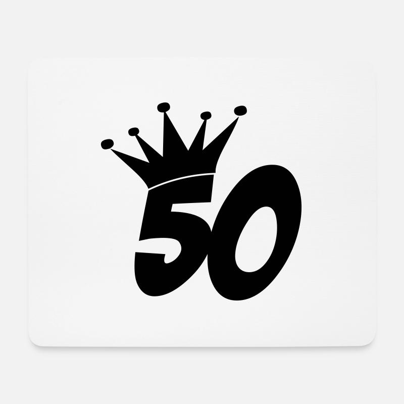 50 - Mousepad (Querformat) - Weiß