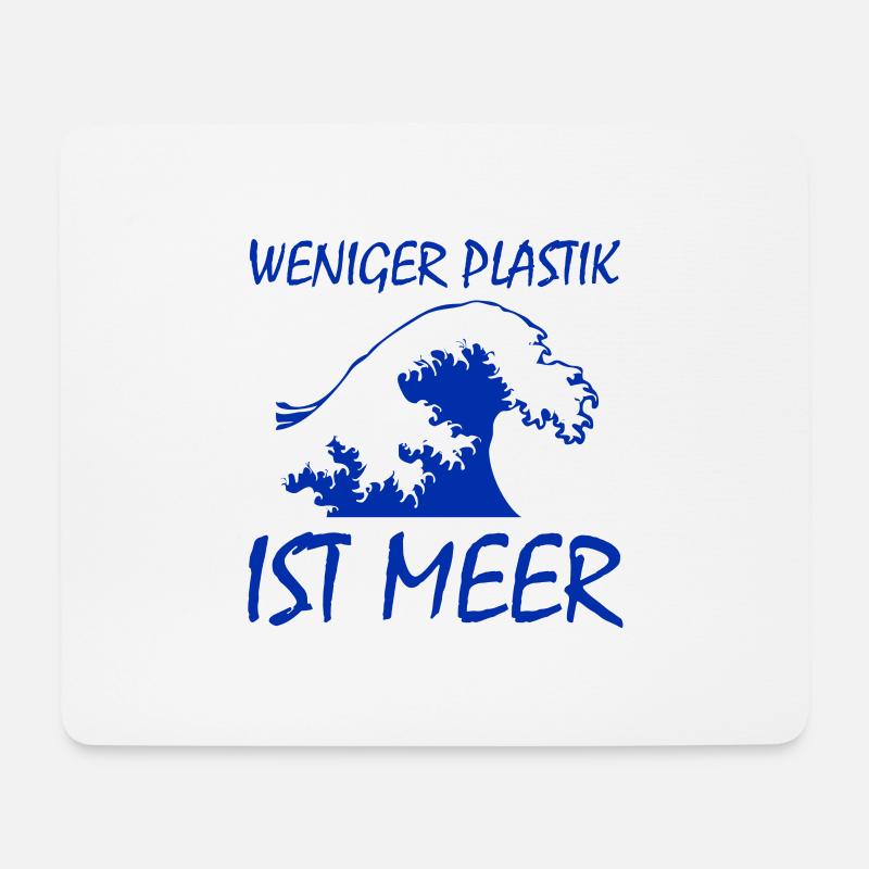 fridays for future - Mousepad (Querformat) - Weiß