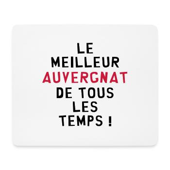 Auvergne / Auvergnat / Auvergnate / Région France - Tapis de souris (format paysage) - blanc - Devant