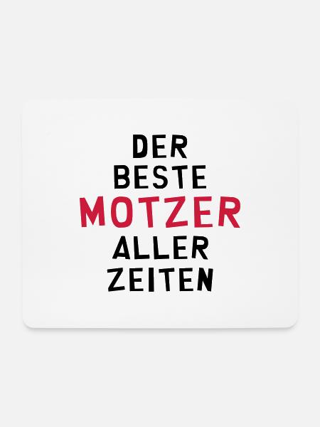 Motzer Motzerin meckern Nörgler Nörglerin motzig - Mousepad (Querformat) - Weiß