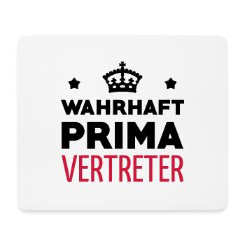 commercial / vente / vendeur / vendeuse - Tapis de souris (format paysage) - blanc - Devant