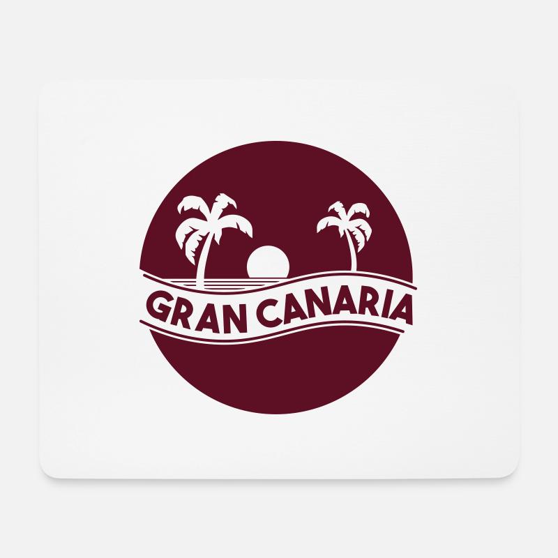 gran canaria - Mousepad (Querformat) - Weiß