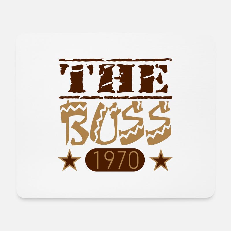 The Boss 1970 05 - Mousepad (Querformat) - Weiß