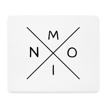 Moin - Tapis de souris (format paysage) - blanc - Devant