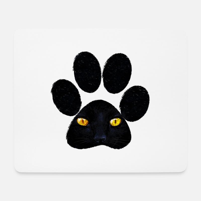 Cat paw - Mouse Pad (horizontal) - white