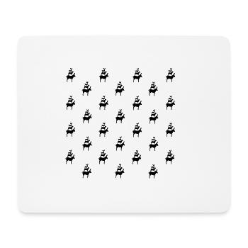 Bremen Town Musicians - Mouse Pad (horizontal) - white - Front