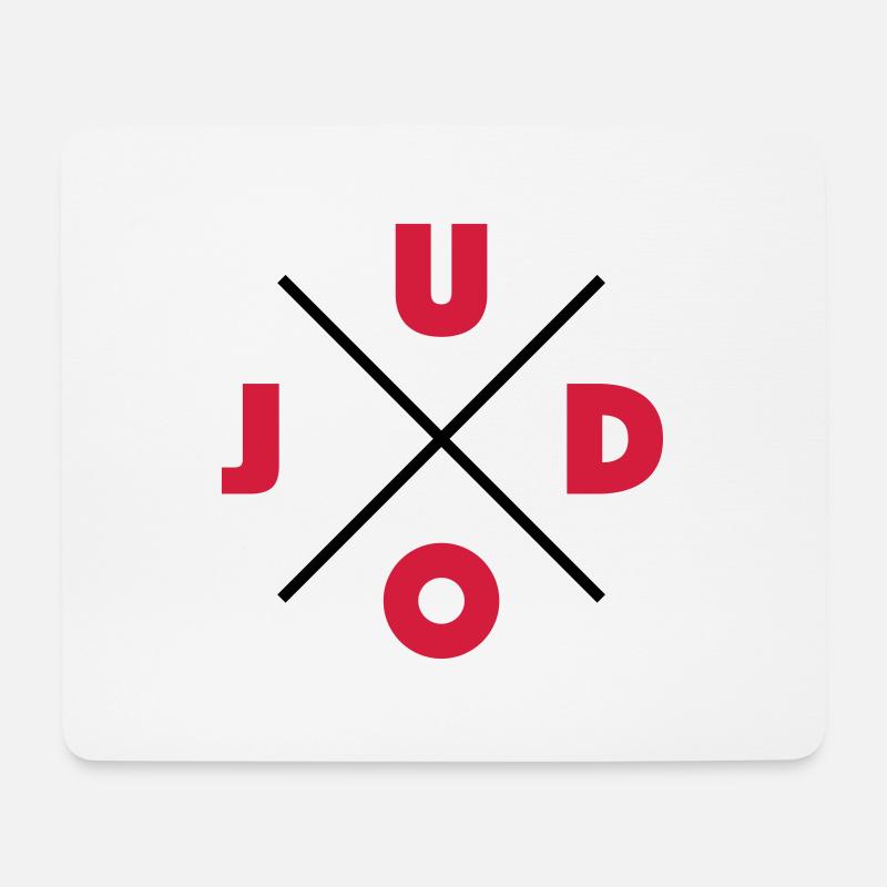 Judo - Mousepad (Querformat) - Weiß
