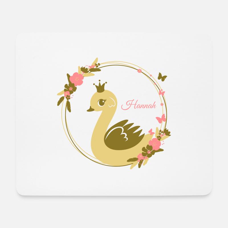 Hannah - Mousepad (Querformat) - Weiß