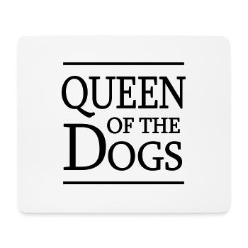 Hund Frauchen Hundeliebhaber Hundemama Hundesitter - Mousepad (Querformat) - Weiß - Vorne