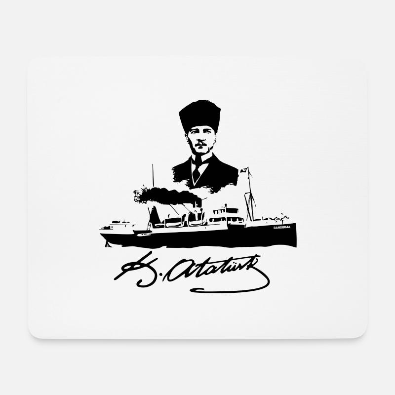 Atatürk 19 mayis - Mousepad (Querformat) - Weiß