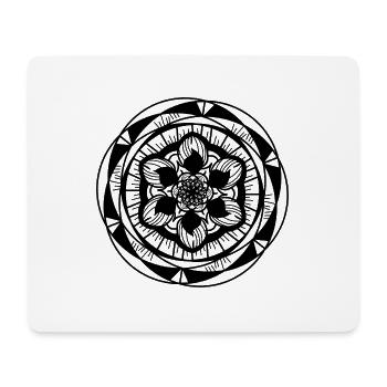 Mandala - Mouse Pad (horizontal) - white - Front