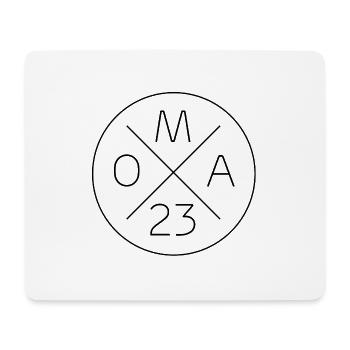 Oma Omi Großmutter 2023 Geschenk - Mousepad (Querformat) - Weiß - Vorne