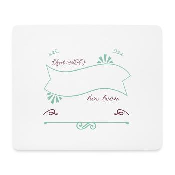 Dictons d’humour de science-fiction - Tapis de souris (format paysage) - blanc - Devant