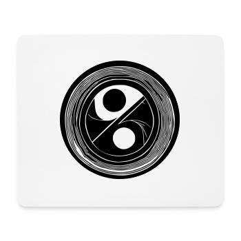 Yin Yang Signe Symbole Paix Bonheur Vecteur 15 - Tapis de souris (format paysage) - blanc - Devant