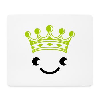 King Face - Mousepad (Querformat) - Weiß - Vorne