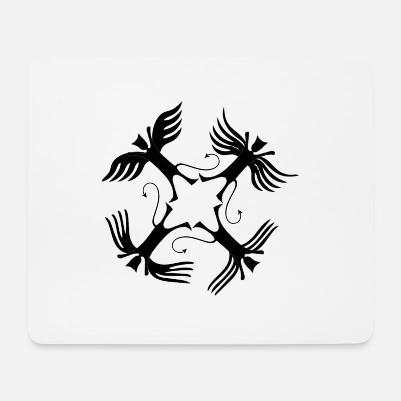 Devils circle - Mouse Pad (horizontal) - white