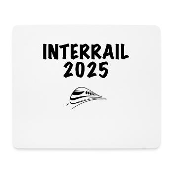 Interrail 25 - Mousepad (Querformat) - Weiß - Vorne