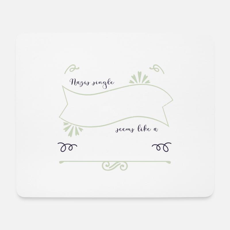 fun funny happy authors bicycle literary gift - Mousepad (Querformat) - Weiß