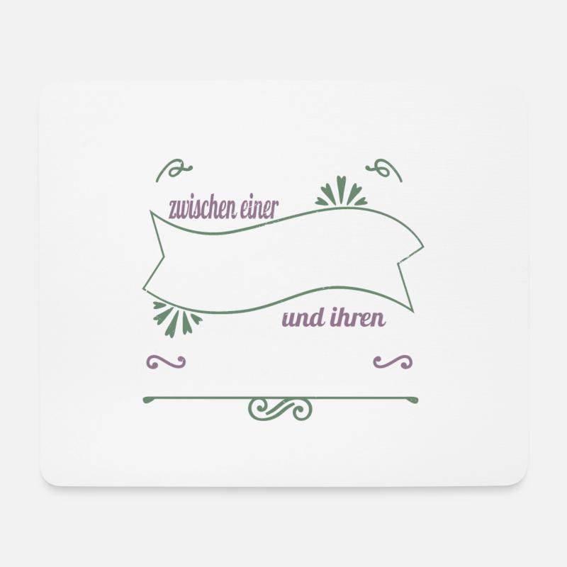 geburtstagsgeschenk witzig bullterrier geburtstag - Mousepad (Querformat) - Weiß