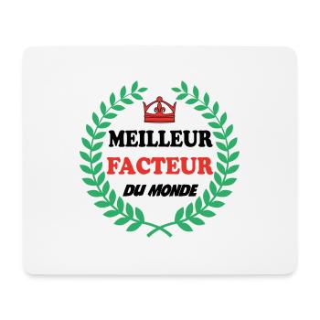 MEILLEUR FACTEUR DU MONDE - Tapis de souris (format paysage) - blanc - Devant