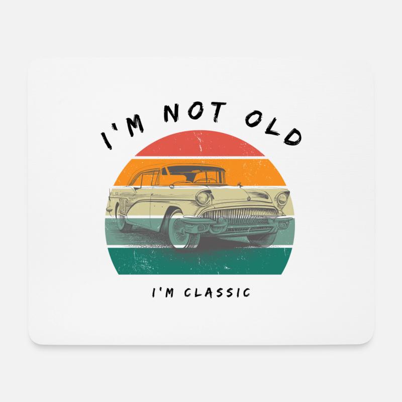 I´M NOT OLD - Mousepad (Querformat) - Weiß