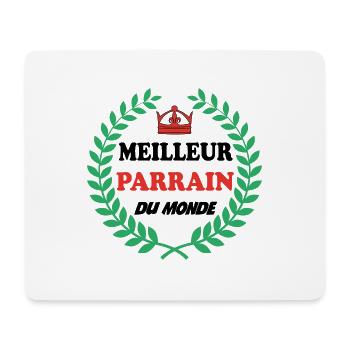 MEILLEUR PARRAIN DU MONDE - Tapis de souris (format paysage) - blanc - Devant