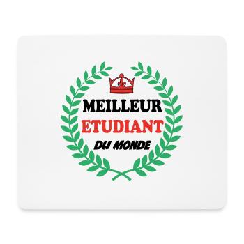 BEST STUDENT IN THE WORLD - Mouse Pad (horizontal) - white - Front