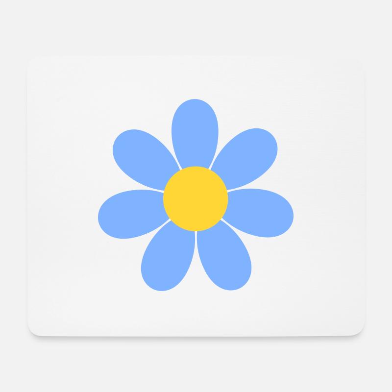 Gänseblümchen Blume - Mousepad (Querformat) - Weiß