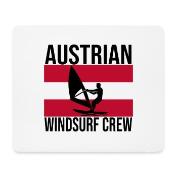 Austrian Windsurf Crew Shirt - Mousepad (Querformat) - Weiß - Vorne