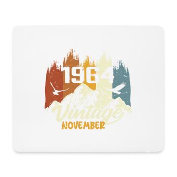 61st birthday - legendary since November 1964 - Mouse Pad (horizontal) - white - Front