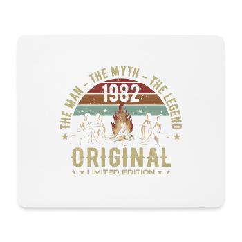 Legendary Since 1982 | Men's 43rd Birthday - Mouse Pad (horizontal) - white - Front
