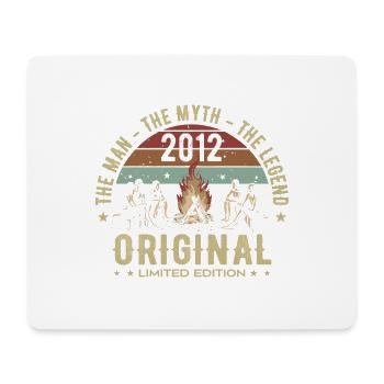 Legendary since 2012 | Men's 13th Birthday - Mouse Pad (horizontal) - white - Front