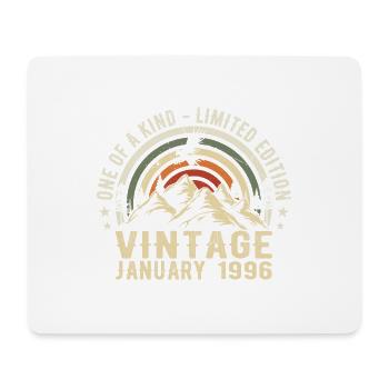 Januar 1996 Geburtstagsgeschenk - Original 29 Jahre - Mousepad (Querformat) - Weiß - Vorne